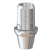 Титановое основание Флэт (Flat) G/H=1.5 H=4.5, совместимое с Lenmiriot A/CC, NobelActive / Conical RP, мост. констр.