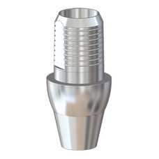 Титановое основание Флэт (Flat) G/H=2.5 H=4.5, совместимое с Lenmiriot A/CC, NobelActive / Conical RP, мост. констр.