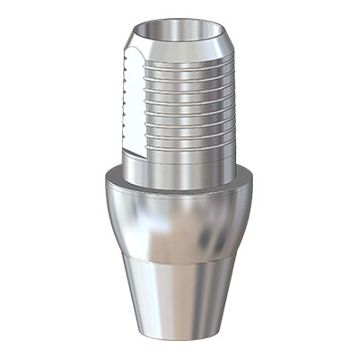 Титановое основание Флэт (Flat) G/H=2.5 H=4.5, совместимое с Lenmiriot A/CC, NobelActive / Conical RP, мост. констр.