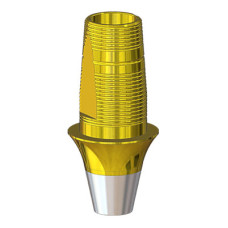 Титановое основание TiN Белл Гео (Bell Geo) G/H=2 H=6, совместимое с Lenmiriot A/CC, NobelActive / Conical NP, мост. констр.