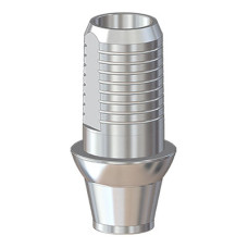 Титановое основание Флэт (Flat) G/H=1.5 H=4.5, совместимое с Alpha-Bio Conical Narrow, мост. констр.