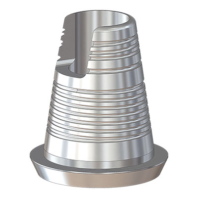 Титановое основание для мультиюнита Lenmiriot Multi-Unit D=4.8 H=5.5, совместимое с Lenmiriot Multi-Unit, Nobel Multi-Unit под отвертки ADIN RS/Astra Tech/Dentium/MIS/MIS C1