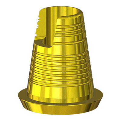Титановое основание для мультиюнита Lenmiriot Multi-Unit TiN D=4.8 H=5.5, совместимое с Lenmiriot Multi-Unit, Nobel Multi-Unit под отвертку Nobel