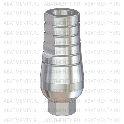 Прямой абатмент D=4.5 G/H=1.6 H=8.5, совместимый с Alpha-Bio Internal, один. констр.