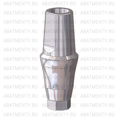 Прямой абатмент D=4.5 G/H=4 H=5.5, совместимый с Lenmiriot R, Osstem Regular, один. констр.