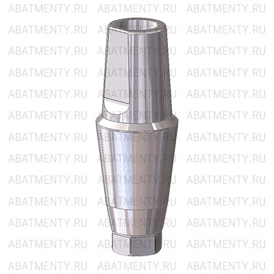 Прямой абатмент D=4.6 G/H=5 H=5.5, совместимый с Lenmiriot R, Osstem Regular, один. констр.