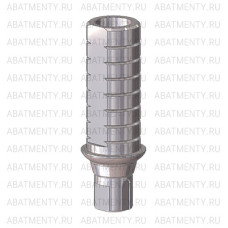 Временный абатмент D=4 G/H=1, совместимый с Straumann Bone Level NC, один. констр.