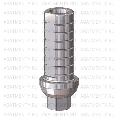 Временный абатмент D=4.5 G/H=1.5, совместимый с Alpha-Bio Internal, один. констр.