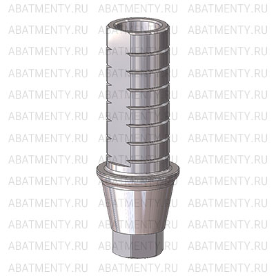 Временный абатмент D=4.5 G/H=1, совместимый с Astra Tech OsseoSpeed TX 4.5/5.0, один. констр.