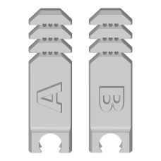 Пластины-коннекторы 6 шт. для интраорального сканмаркера Lenmiriot Multi-Unit: ABх2 шт., CDх2 шт., EFх2 шт.