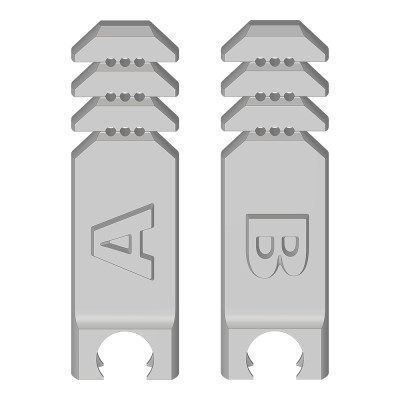 Пластины-коннекторы 6 шт. для интраорального сканмаркера Lenmiriot Multi-Unit: ABх2 шт., CDх2 шт., EFх2 шт.