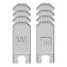 Пластины-коннекторы 6 шт. для интраорального сканмаркера Lenmiriot Multi-Unit: ABх2 шт., CDх2 шт., EFх2 шт.