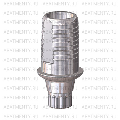 Титановое основание Флэт (Flat) G/H=1 H=4.5, совместимое с Astra Tech OsseoSpeed TX 3.0, один. констр.