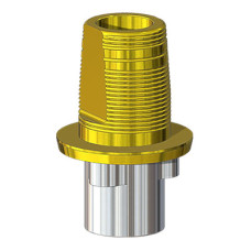 Титановое основание TiN Белл Гео (Bell Geo) G/H=0.6 H=5.3, совместимое с NobelReplace 6.0, один. констр.